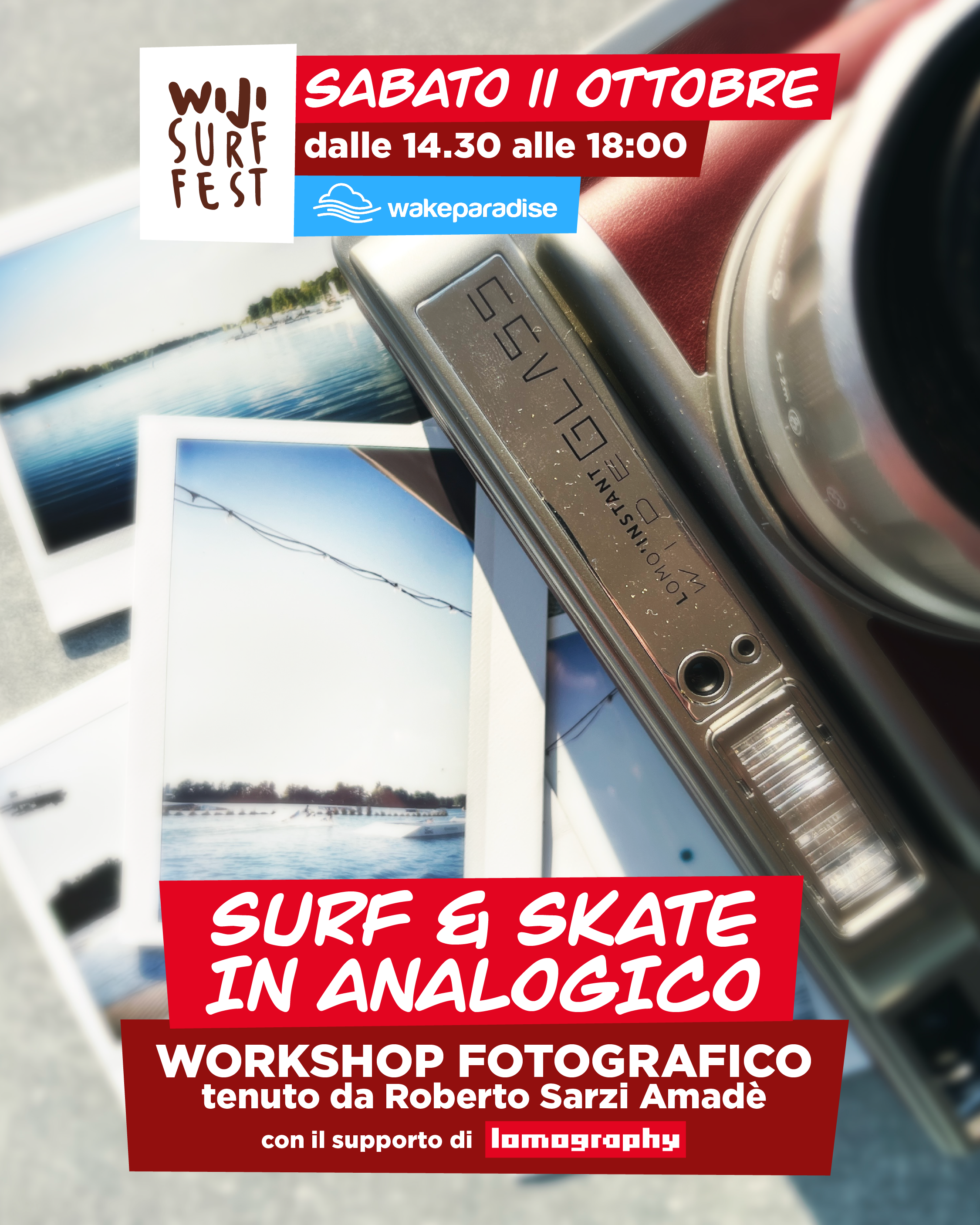 SURF E SKATE IN ANALOGICO (Quota Acconto)